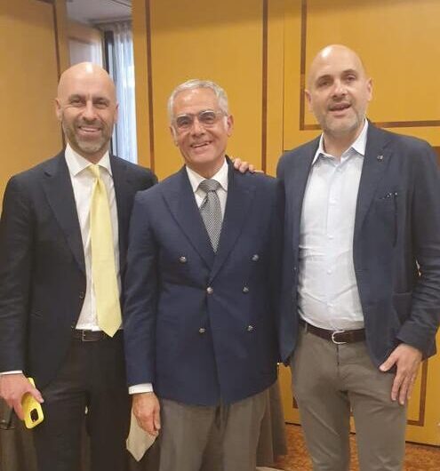 Con Marco Squarta e Emanuele Prisco