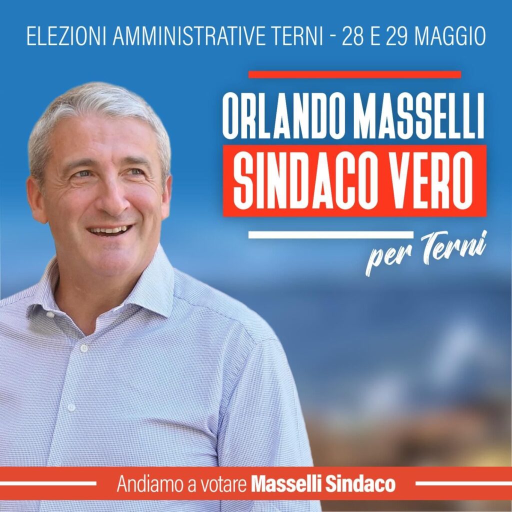 Orlando Masselli sindaco di Terni.