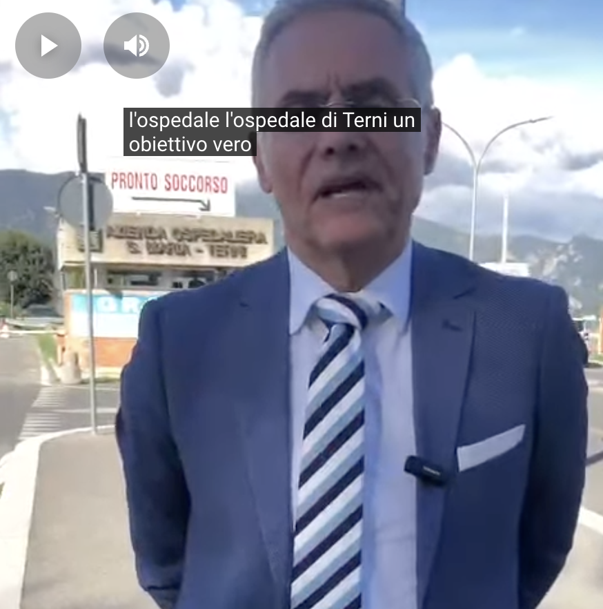 PER UN NUOVO OSPEDALE DI TERNI. NUOVO E PUBBLICO