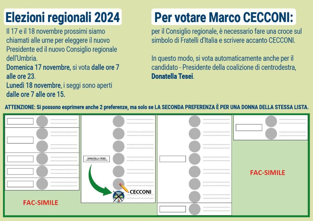 FAC SIMILE ELEZIONI REGIONALI