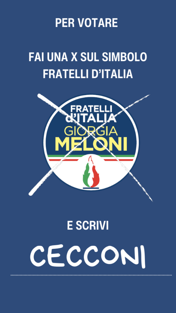 PER L'UMBRIA CHE VUOI ANCHE TU